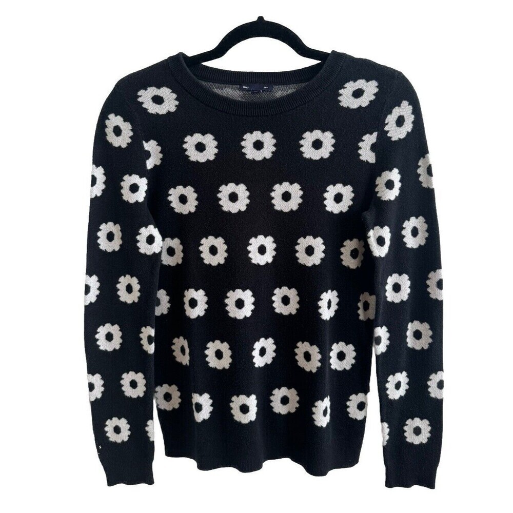 Gap Size XS Blue Flower Sweater